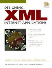 Tapa de Designing XML Internet applications