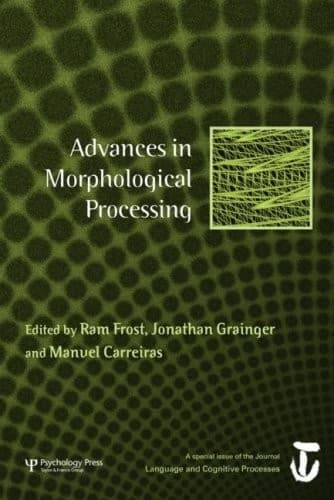 Tapa de Advances in Morphological Processing