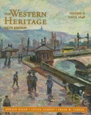 Tapa de Western Heritage, The Vol. II (Since 1648; Chpts. 13-31)