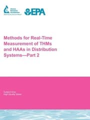 Tapa de Methods for Real-Time Measurement of Thms and Haas in Distribution Systems - Part 2