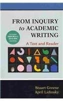 Tapa de From Inquiry to Academic Writing : A Text and Reader with 2009 MLA and 2010 APA Updates & Re
