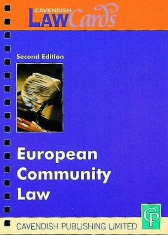 Tapa de EC Law