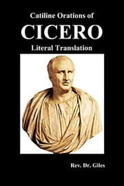 Tapa de Catiline Orations of Cicero - Literal Translation