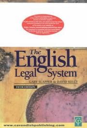 Tapa de English Legal System