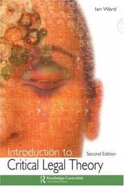 Tapa de Introduction to Critical Legal Theory