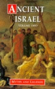 Tapa de Ancient Israel Volume Myths and Legends
