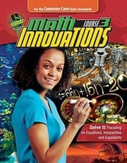 Tapa de Math Innovations Course 3 : Solve It