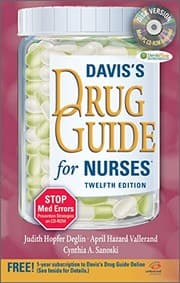 Tapa de Davis's Drug Guide for Nurses Twelfth Edition Resource Kit CD-ROM