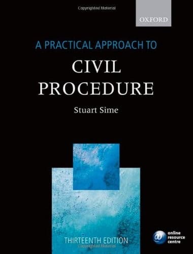 Tapa de A Practical Approach to Civil Procedure