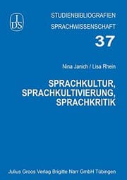 Tapa de Sprachkultur, Sprachkultivierung, Sprachkritik
