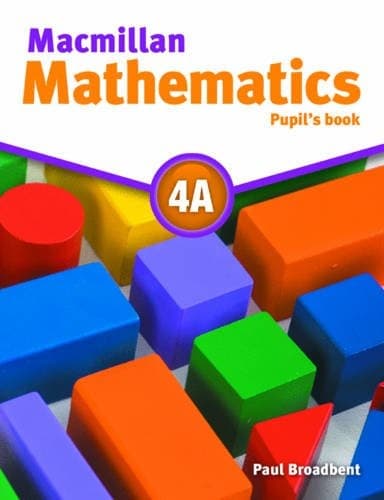 Tapa de Macmillan Mathematics 4 Pupil's Book B