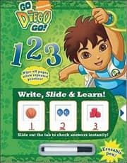 Tapa de Write, Slide & Learn! Go Diego Go! 123