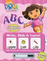 Tapa de Write, Slide & Learn! Dora the Explorer ABC