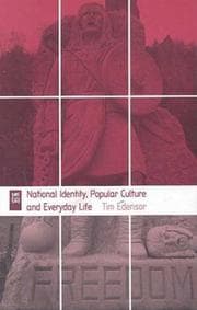 Tapa de National Identity, Popular Culture and Everyday Life