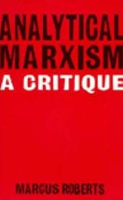 Tapa de Analytical Marxixm