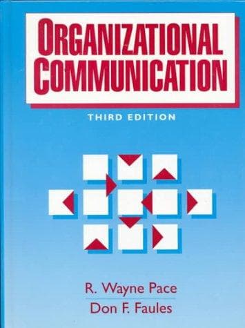Tapa de Organizational communication