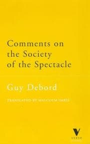 Tapa de Comments on the Society of the Spectacle