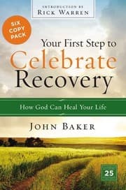 Tapa de Your First Step to Celebrate Recovery Pack