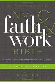 Tapa de NIV, Faith and Work Bible, Hardcover