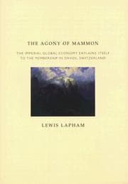 Tapa de The Agony of Mammon