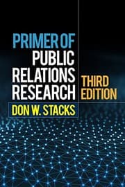 Tapa de Primer of Public Relations Research, Third Edition