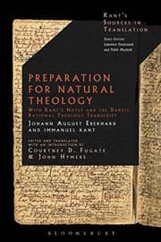 Tapa de Preparation for Natural Theology