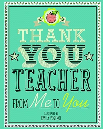 Tapa de Thank You Teacher