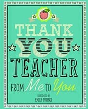 Tapa de Thank You Teacher