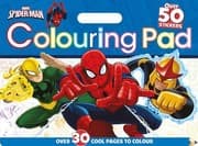 Tapa de Marvel Spider-Man Colouring Pad