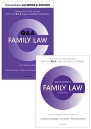 Tapa de Family Law Revision Pack 2016