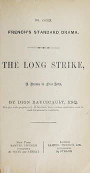Tapa de The long strike