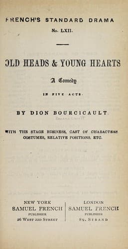 Tapa de Old heads and young hearts