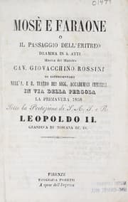 Tapa de Mosè e Faraone, o, Il passaggio dell'Eritreo