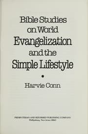 Tapa de Bible Studies on World Evangelization and the Simply Lifestyle