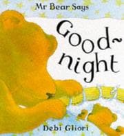 Tapa de Mr. Bear Says Goodnight (Mr.Bear Says)