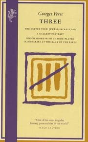 Tapa de Three by Perec