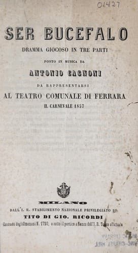Tapa de Ser Bucefalo