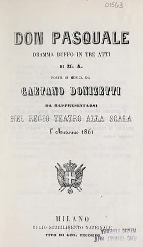 Tapa de Don Pasquale