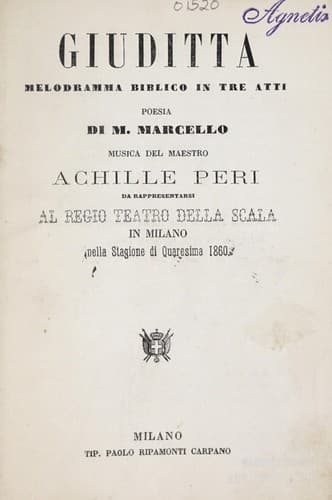 Tapa de Giuditta
