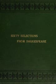 Tapa de Sixty Selections from Shakespeare
