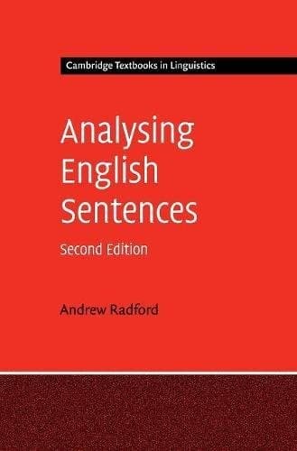 Tapa de Analysing English sentences