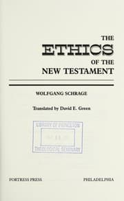 Tapa de The ethics of the New Testament
