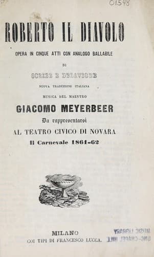 Tapa de Roberto il diavolo