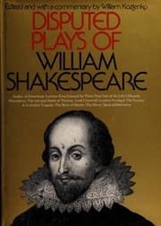 Tapa de Disputed Plays of William Shakespeare