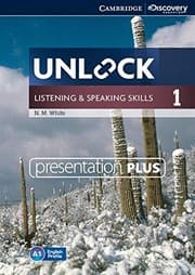 Tapa de Unlock Level 1 Listening and Speaking Skills Presentation Plus DVD-ROM