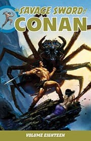 Tapa de Savage Sword of Conan Volume 18