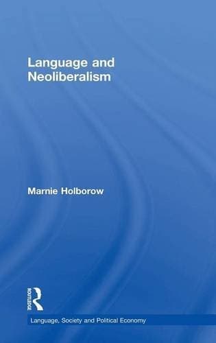Tapa de Language and Neoliberalism
