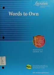 Tapa de Words to Own