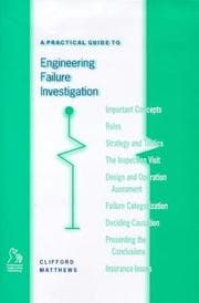 Tapa de A practical guide to engineering failure investigation