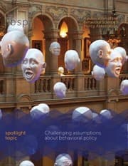 Tapa de Behavioral Science & Policy